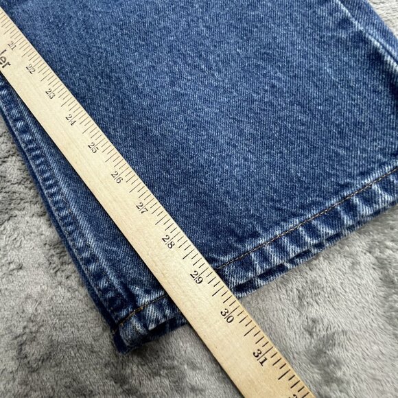 Vintage LL Bean Jeans Mens 44x30 Blue Denim Classic Fit Straight Leg Y2K 220626 - Picture 15 of 16